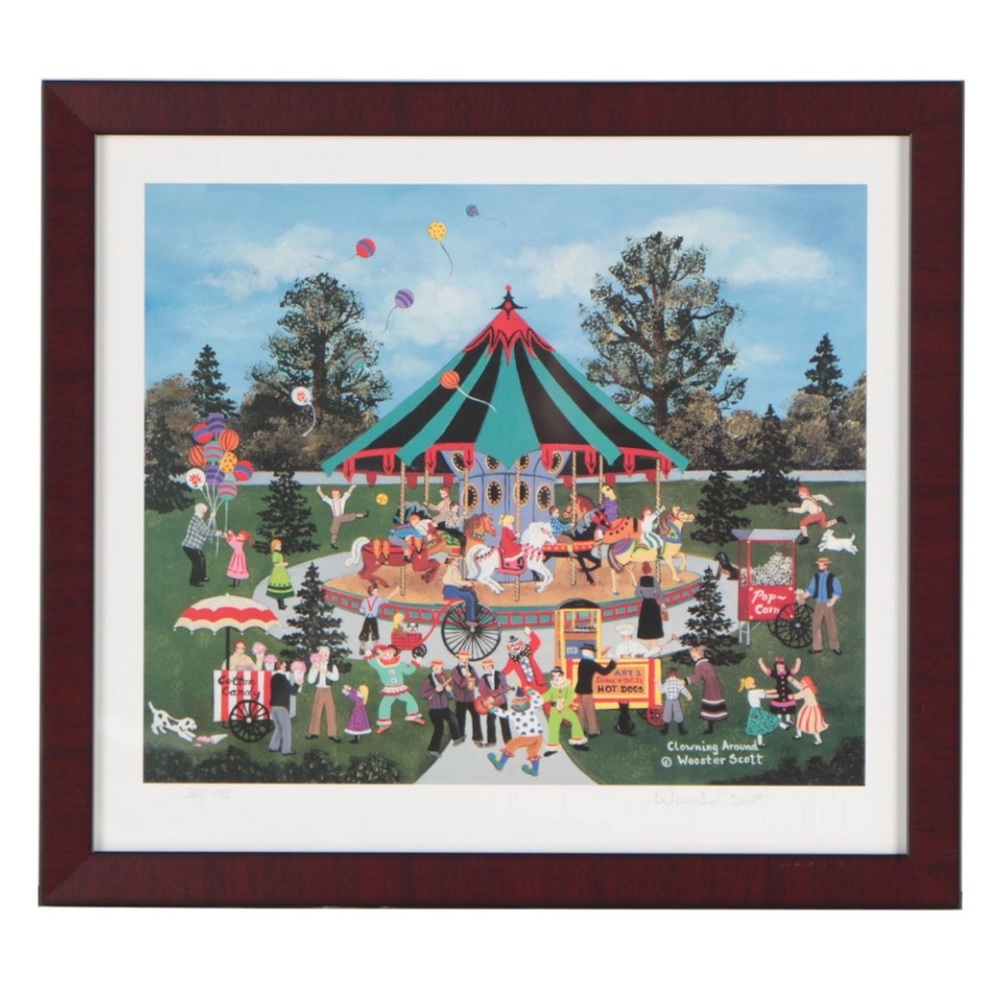 JANE WOOSTER SCOTT OffsetLitograph Clowning around